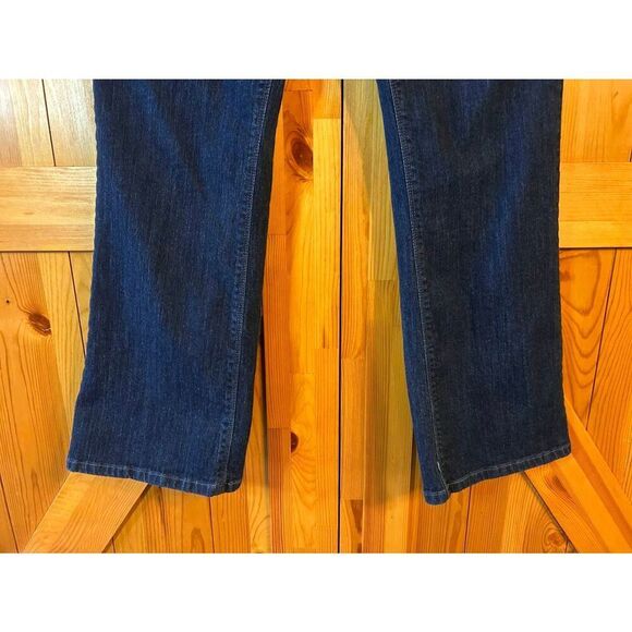 Levi's 515 Boot Cut Dark Wash Jeans Size 14S (8840) - Picture 3 of 9